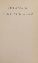Cover of Thinking, Fast and Slow by Daniel Kahneman