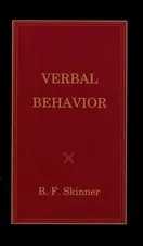 Cover of Verbal Behavior by B. F. Skinner